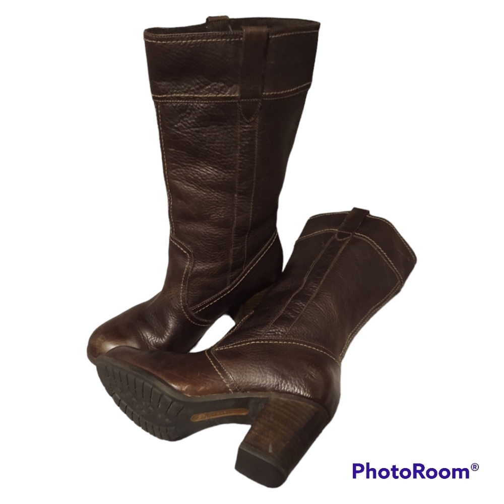 Vintage Women's TIMBERLAND knee high cowgirl boots, 5.5, low heel